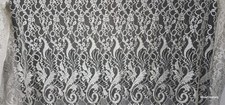 Vintage Solstiss French Lace 4+ Yards Off White Silver Couture Bridal picture