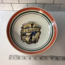 Vintage Himark Buona San Remo Italia Pasta Bowl Dish 8.25 Made in Italy Lot of 4 picture