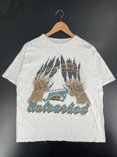 1993 JACKSONVILLE JAGUARS Vintage NFL Football ash color shirt VK14685 picture