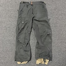 Mens Y2K 686 Smarty 3-In-1 Black Snowboarding Ski Pants Detachable Lining Sz L picture