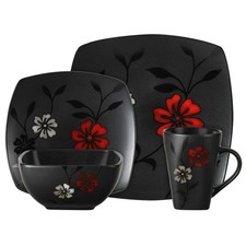 Gibson Elite 78702.16 16-Piece Evening Blossom Dinnerware Set picture