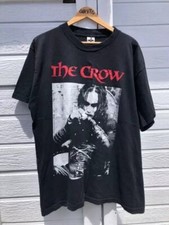 The Crow 1994 Vintage Cult Gothic Horror Movie Black Graphic T-Shirt picture