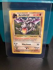 Wizards of the Coast Pokemon TCG Aerodactyl Fossil Holo Rare 1/62 60 HP English picture