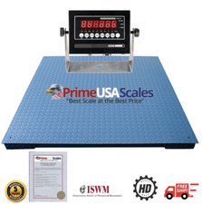 Prime USA Scale NTEP Legal for Trade 5x5 Feet Floor Pallet Scale 10,000 lb picture