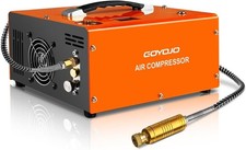GOYOJO PCP Air Compressor, Max 4500 PSI / 300 Bar, Fast Fill for Airguns picture