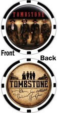 TOMBSTONE COMMEMORATIVE POKER CHIP - KILMER, PAXTON, RUSSELL, & ELLIOTT *SIGNED* picture
