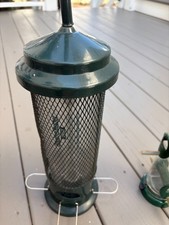 Squirrel Buster Classic Tube Bird Feeder with 4 Feeding Ports, Green picture