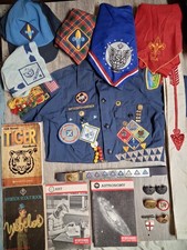 Vintage Boy Scouts Of America Memorabilia lot 139 Pieces 80's-90's  picture