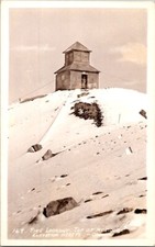 RPPC Postcard Fire Lookout Tower Top Mt. Hood OR Oregon c.1925-1940's J-024 picture