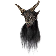 Ghoulish Productions The Krampen Adult Latex Mask-Neck Horror Dark Holiday Demon picture