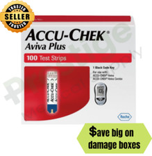 Accu-Chek Aviva Plus 100 Test Strips  **USA SELLER** *Free Shipping picture