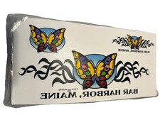 VTG Y2K Butterfly Heat Transfers Lot 10 6x12 Tribal Large Back Chest Maine NOS picture
