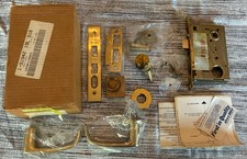 Vintage Sargent 8100 Series Right Hand RH Mortise Lock #8145 Solid Brass LNL NOS picture