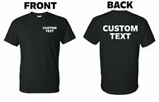 Custom T-Shirt, Personalized, Add Your Own Text, Advertise Your Business picture