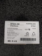 Fujinon HF6XA-5M F1.9/6mm C-Mount 5MP Camera Lens 2/3