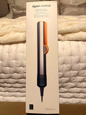 New/Unused - Dyson Airstrait HS06 Hair Straightener Silver/Copper 1600W w/ Mat picture