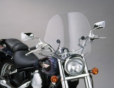 SLIPSTREAMER - SS 10 Viper Windshield Clear w/Black Hardware | SS-10-C picture