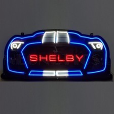 Shelby GT500 Wall Sign Front End Grille Flex LED Neon Look Sign 29GRLSH 40