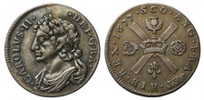 Scotland, Charles II 1677 Sixteenth-Dollar picture
