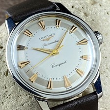 Longines Stainless Steel Conquest ref# 9000 circa 1950s picture