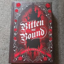 SIGNED Bitten and Bound by Amy Pennza Moonlight Exclusive Edition HC Romantasy picture