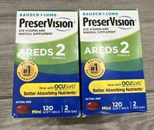 2 Pack - PreserVision AREDS 2 Formula Vitamin 120 Softgel/pack  Exp 11/24 picture