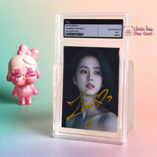 Jisoo BLACKPINK Signed 3 Inch Photo Korean Idol Collectible Gift For Fans picture