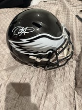 Jalen Hurts Signed Philadelphia Eagles Football Helmet replica Beckett COA picture