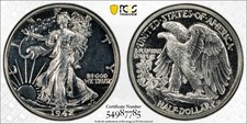1942 50C WALKING LIBERTY HALF DOLLAR PROOF PCGS PR61 JUST GRADED picture