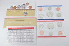 1986 Mint Set with Original Envelope & Flatpacks (10 coins) picture