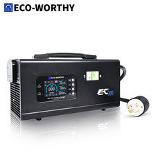 ECO-WORTHY 48V 100A Battery Charger for Lifepo4, Suitable for 120/240V Generator picture