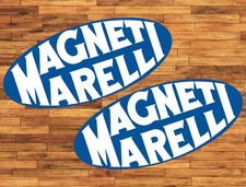 Magneti Marelli Water Proof UV Safe Glossy Vinyl Decals / Stickers x2 Racing picture