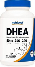 Nutricost DHEA 50mg, 240 Capsules - Gluten Free, Soy Free, Non-GMO, Supplement picture