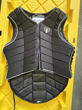 Tipperary Equestrian Black Body Protector Safety Vest, Size 34 picture