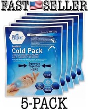 5x Disposable Cold Therapy Ice Packs for Pain Relief, Swelling, Inflammation .. picture