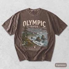 Olympic Park Vintage National Park Travel Comfort Tee picture