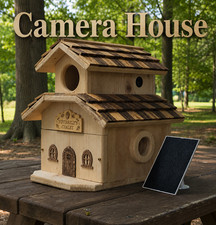 Extra Large Handmade Squirrel House With or Without Camera picture