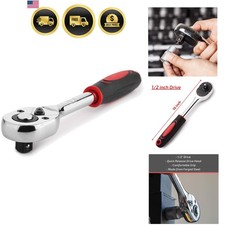 10-Inch Dual Direction Gear Ratchet, 1/2 Inch Drive, Forged Chrome Vanadium S... picture
