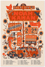 Noah Kahan Great Divide 2026 World Tour Poster picture