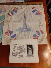 The St. Louis Exposition 1904 Photograph Souvenir Book and kerchief picture
