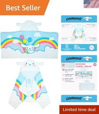 Sanrio Cinnamoroll Kids Super Soft Bath/Pool/Beach Soft Cotton Terry Hooded T... picture