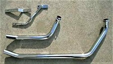 HARLEY UPSWEEP EXHAUST  SHOVELHEAD ELECTRA GLIDE FL FLH FX SUPER GLIDE FXE 70-84 picture