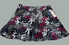 NWT Tommy Bahama Golf Tennis Skort Skirt XS S M L XL Navy Mint Burgundy Leaf K6 picture