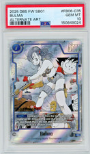 2025 DBS Fusion World Bulma #FB06-035 Alt Art PSA 10 picture