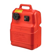 Scepter 6.6 Gallon Portable Marine Fuel Tank w/ Gauge | 08580 Gasoline Red Can picture