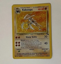 Pokémon Kabutops - Fossil 9/62 Holo Rare 1999 Wizards of the Coast TCG Card picture