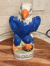 Vintage 1974 Auburn War Eagle Whiskey Decanter Ceramarte McCormick Brazil picture