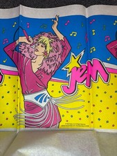 Vintage 1986 Jem and the Holograms Paper Tablecover NOS Unused Toys R Us picture