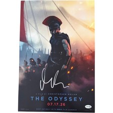 MATT DAMON SIGNED THE ODYSSEY 12X18 MOVIE POSTER PHOTO ODYSSEUS AUTO 24 JSA picture