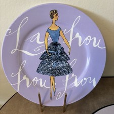 Unique set of 4 Rosanna French Fashion dessert plates picture